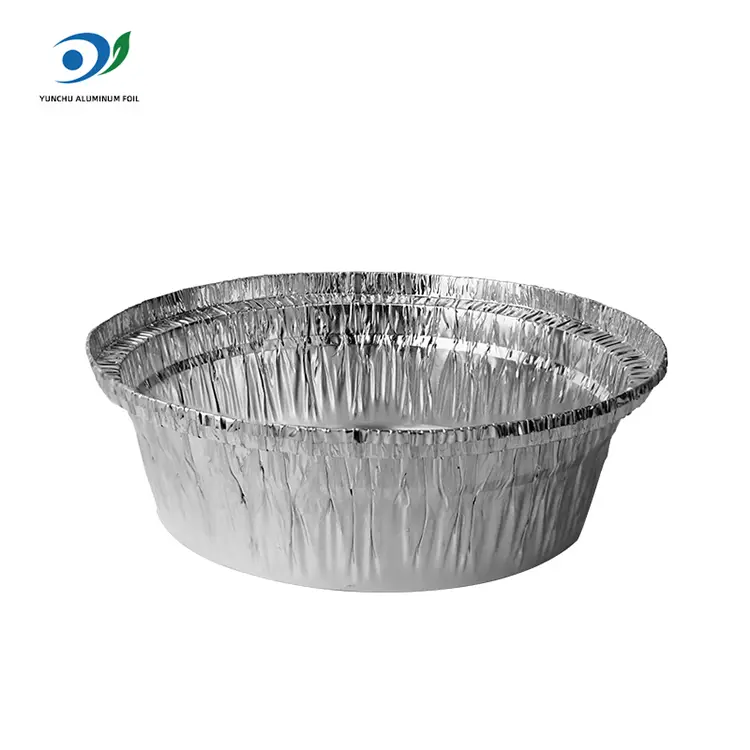 Aire biribila Fryer Ostalaritza Zilarrezko Aluminiozko Paperezko edukiontziak Aire biribila Fryer Ostalaritza Zilarrezko Aluminiozko Paperezko edukiontziak