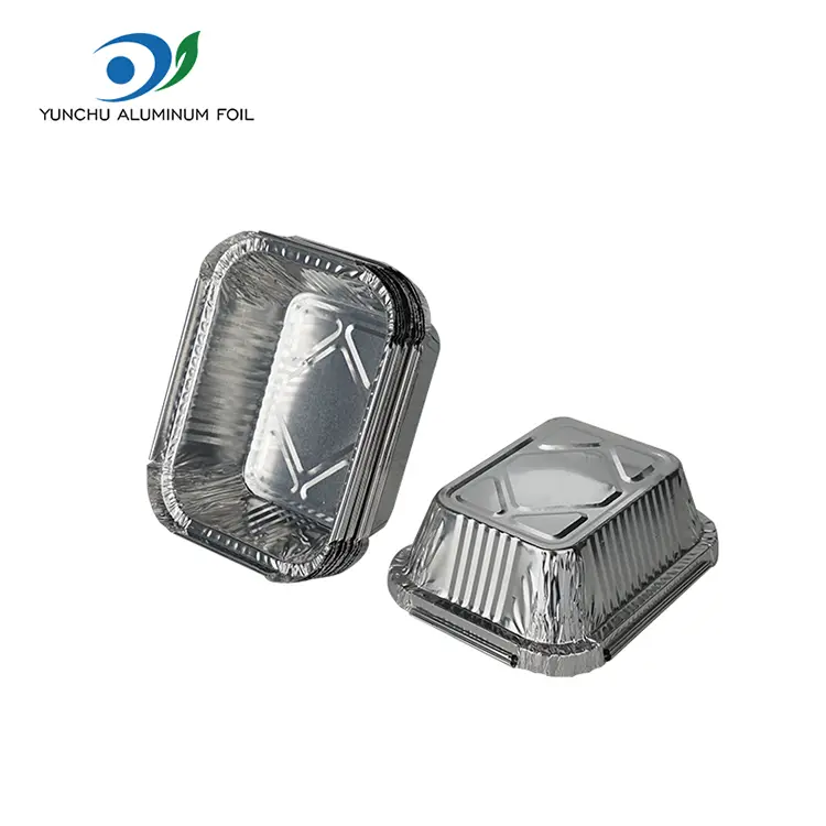 Laukizuzen Barbakoa Zilarrezko Aluminiozko Paperaren edukiontziak