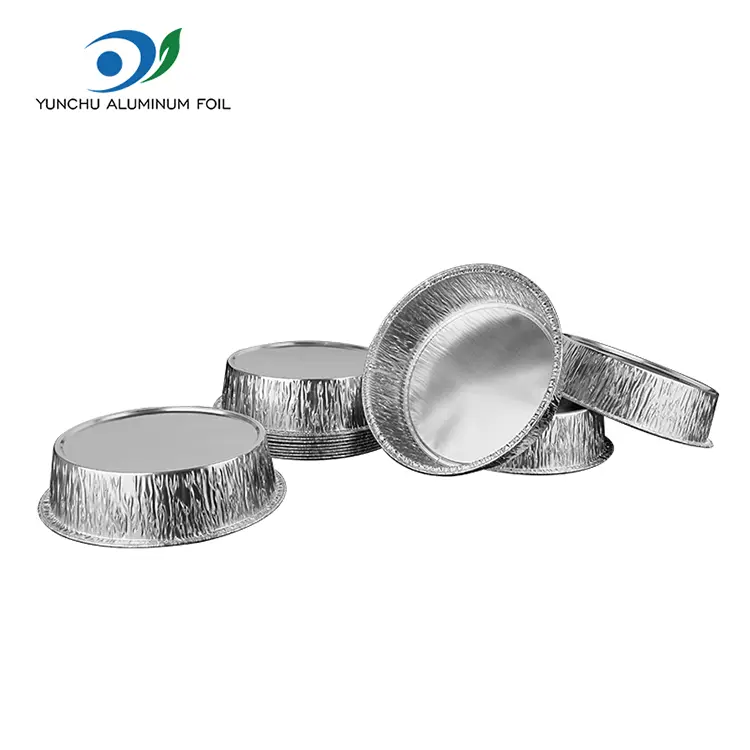 Aire biribila Fryer Zilarrezko Aluminiozko Paperaren edukiontziak