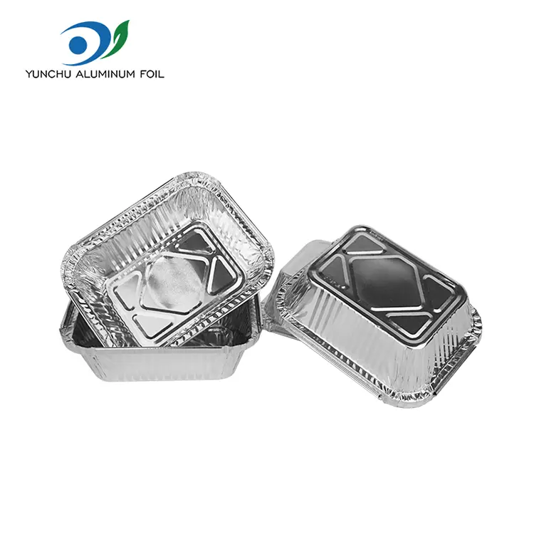 Laukizuzen Barbakoa Zilarrezko Aluminiozko Paperaren edukiontziak