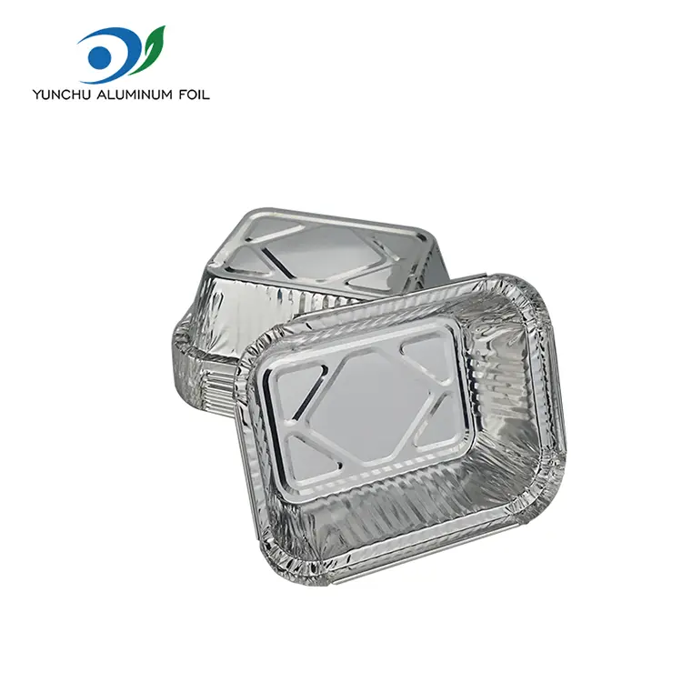 Laukizuzen Barbakoa Zilarrezko Aluminiozko Paperaren edukiontziak