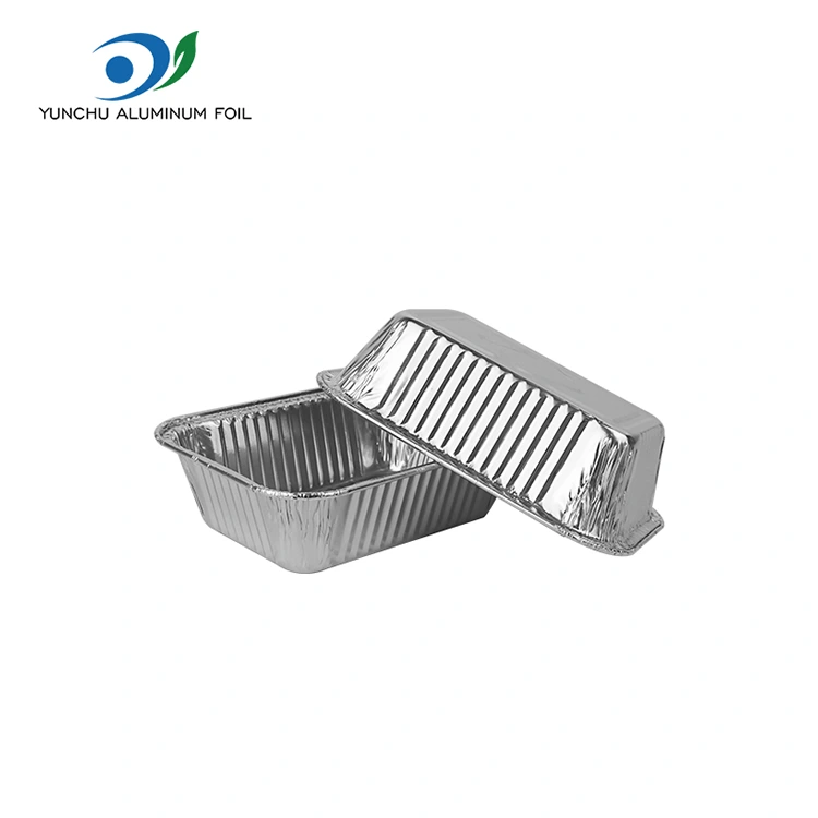 Air Fryer Baking Silver Aluminum Paperezko edukiontziak