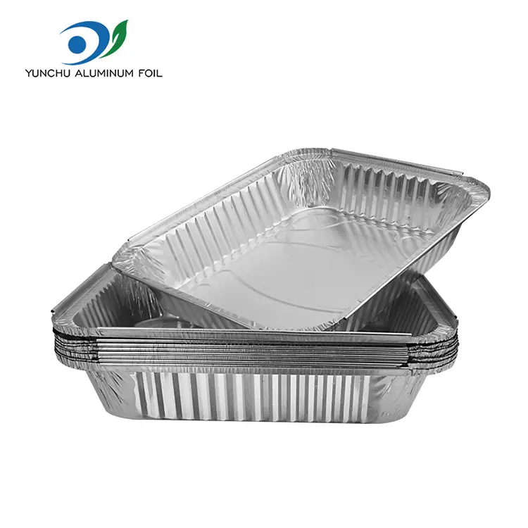 Gaitasun handiko barbakoa Plakak Zilarrezko Aluminiozko Paperezko edukiontziak