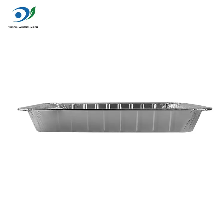 Gaitasun handia ateratzeko labean erretilua zilarrezko aluminiozko paperezko edukiontziak