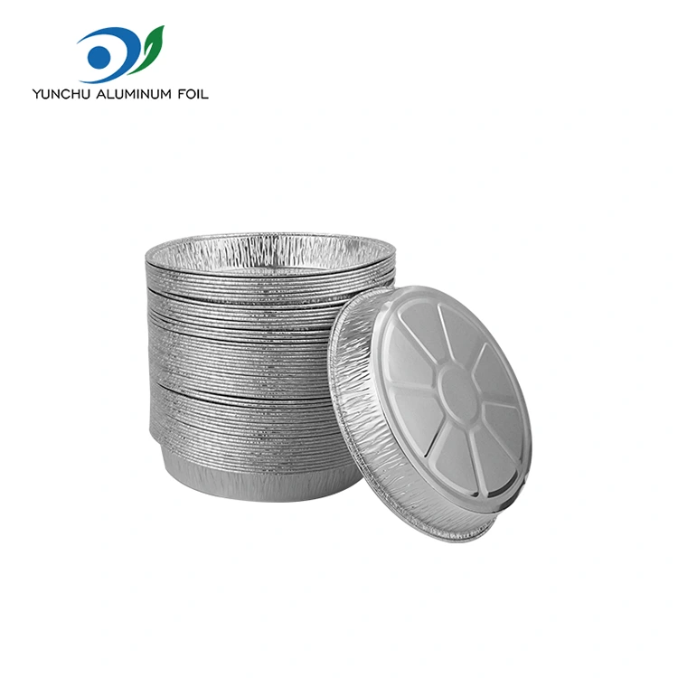 7 hazbeteko zimurrezko pizza zilar zilar aluminiozko paperezko edukiontziak 7 hazbeteko zimurrezko pizza zilar zilar aluminiozko paperezko edukiontziak