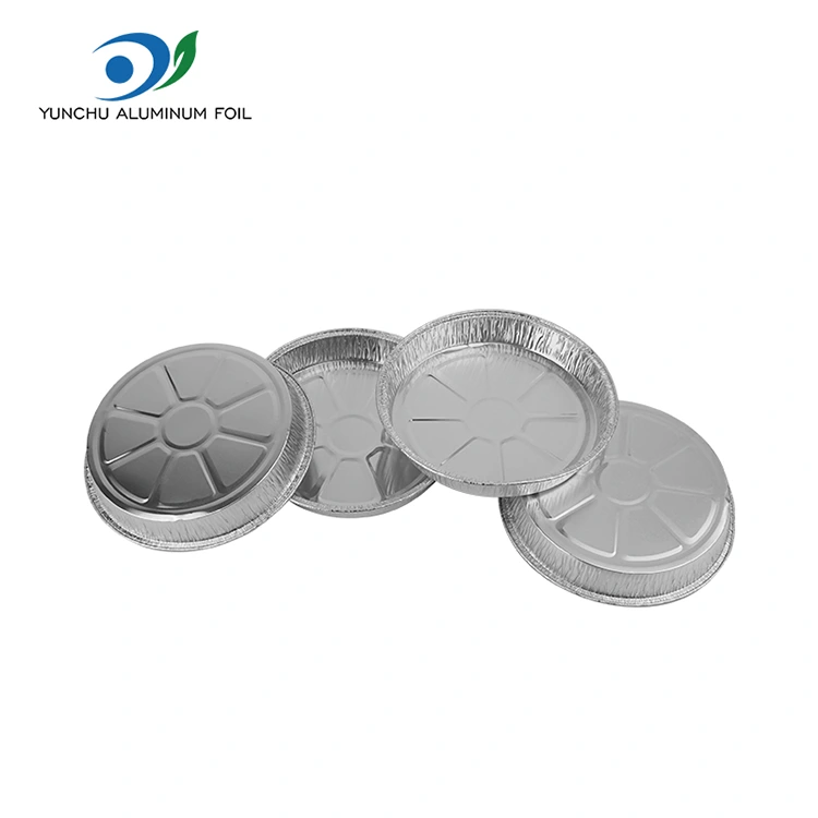 7 hazbeteko zimurrezko pizza zilar zilar aluminiozko paperezko edukiontziak