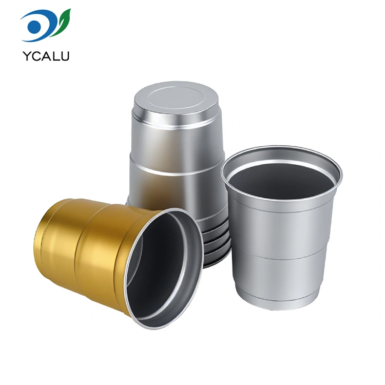 9 oz botatzeko aluminiozko edari hotza Aluminiozko edari kopa