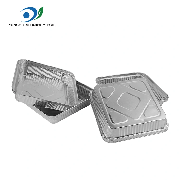 Botatzeko barbakoa Silver Silver Aluminum Paperaren edukiontziak