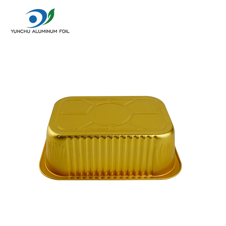 Erabat Square Seal Gratin Aluminiozko Paperezko edukiontziak