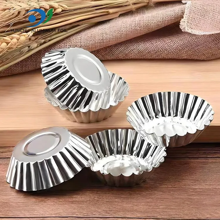 Arrautza tarta tosta txigortutako labean zilarrezko aluminiozko foil elikagaien edukiontzia