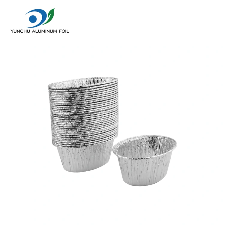 Oval sheolat tarta zilarrezko aluminiozko foil elikagaien edukiontzia