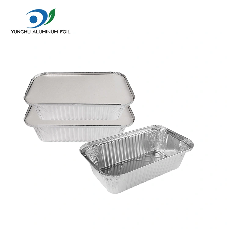 Aire angeluzuzeneko fryer zilarrezko aluminiozko paperezko ontziak