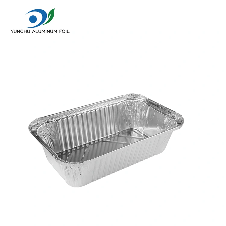 Aire angeluzuzeneko fryer zilarrezko aluminiozko paperezko ontziak