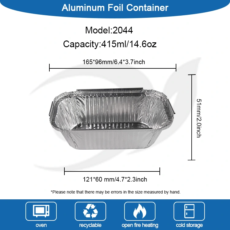 Labean labean dagoen arroza zilarrezko aluminiozko paperezko edukiontziak
