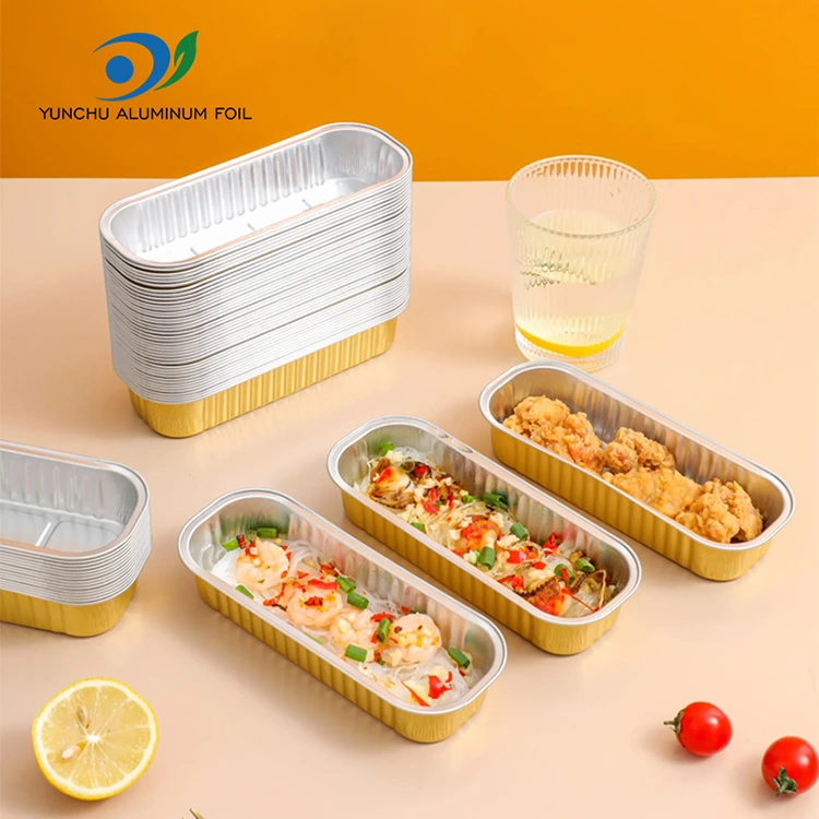 Laukizuzen gozogintza tarta leuna aluminiozko papera edukiontziak