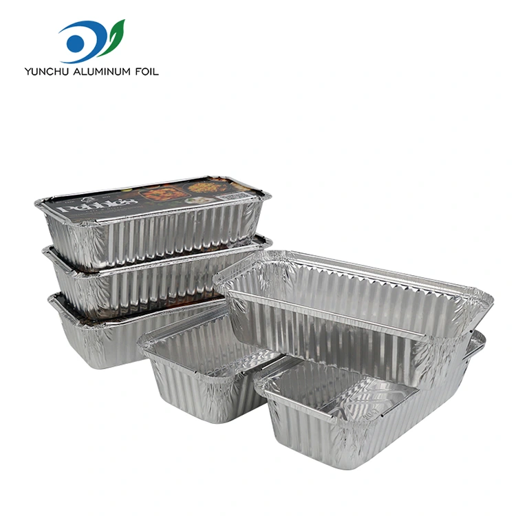 Barbakoa laukizuzena zilarrezko aluminiozko paperezko edukiontziak