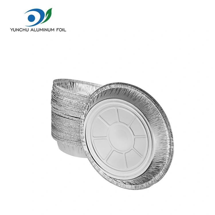 Aire biribila Fryer Labea Zilarrezko Aluminiozko Paperaren edukiontziak Aire biribila Fryer Labea Zilarrezko Aluminiozko Paperaren edukiontziak