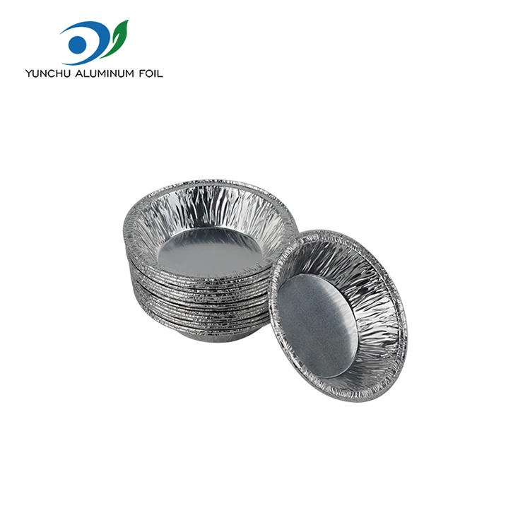 Arrautza biribila pintxoak zilar aluminiozko foil elikagaien edukiontzia