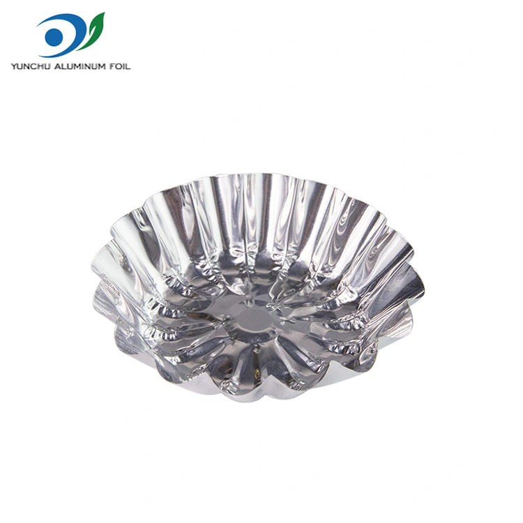 Arrautza biribila Tart jostailua Zilarrezko aluminiozko foil elikagaien edukiontzia