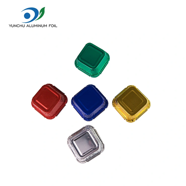 Karratu labean labea zilarrezko aluminiozko papera edukiontziak